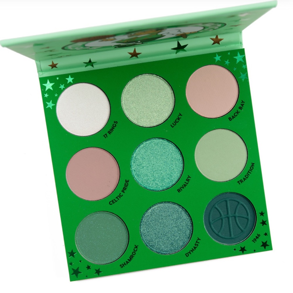 ColourPop x NBA Boston Celtics Eyeshadow Palette LE NIB